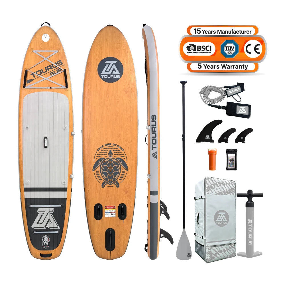 TOURUS 2026 New Inflatable Paddle Board Christmas Water Surfing