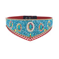 Bohemian Beads Flower Body Chain Belt for Women Wide Elastic Ethnic Statement Accessory for Girls Dress for Party and Wedding