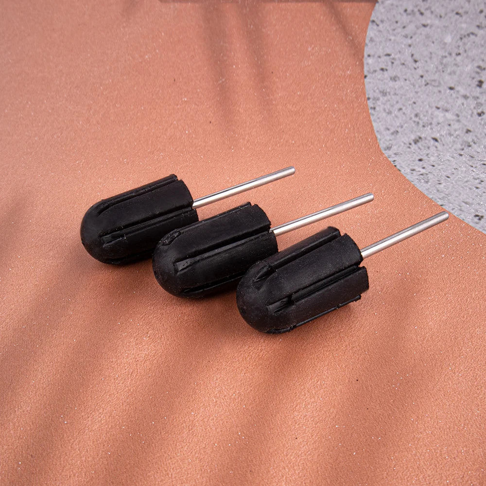 Podiatry Sanding Cap Holder Dremel Bit Nail Mandrel in Rubber Material