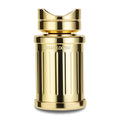New Creative Design Brass Metal  3 in 1 Cigar Holder with Cigar Punch and Flint Container Inside Cigar Rest