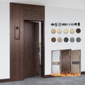 China Top Wooden Fireproof Door Hotel Apartment Fire Doors AS 1905 AS1530 Apartment Project Fire Resistant Wooden Doors