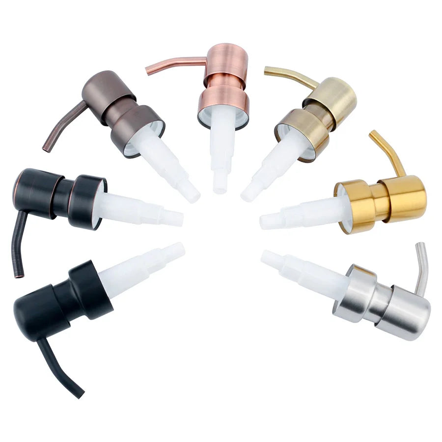 OEM Empty Gold Shampoo Custom Pump Dispenser Bottle Color Set Glass Square Pump Soap for Pump Bottle Dispenser Bathroom