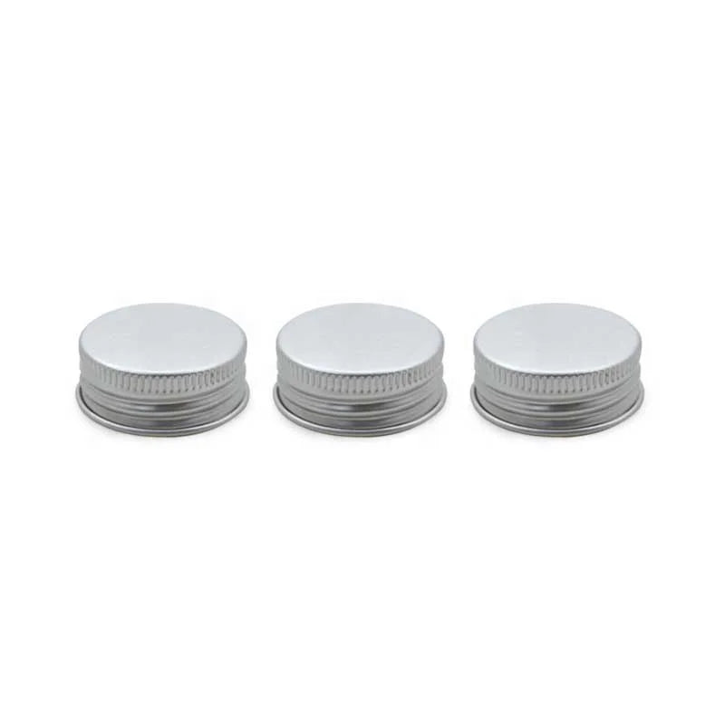 Stock Silver 36mm 36*14mm  Bottle Cap Continuous Thread Metal Screw Caps Aluminium Lid
