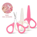 Baby Nail Scissors Multifunctional Anti Rust Durable Baby Safety Scissors