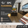 SPC Flooring Fire-Rated B1 Grade for High-traffic Area Project Choice Mineral Core Floor Hybrid SPC Board