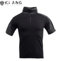 KIANG High Standard Tactical Short Sleeve Tactical T Shirt 100% Polyester