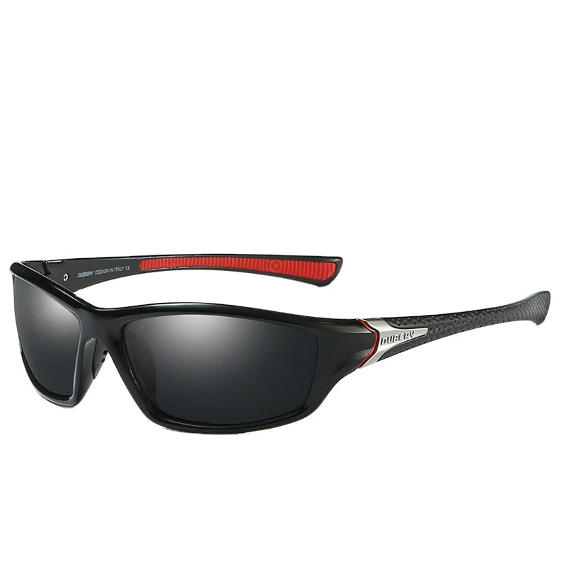 Wholesale Rectangle Extreme Outdoor Sport Polarized Eyeglasses with Sunglasses case Men Cycling Driving Fishing Sunglasses