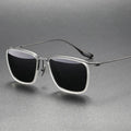 Yvan Titanium Sunglasses for Men Gold and Gray Frame Wholesale Sun Glasses with Tac Lenses Gafas De Sol From Shenzhen China