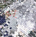 9mm Sparkly Round Sequins Lace Sequin Fabric