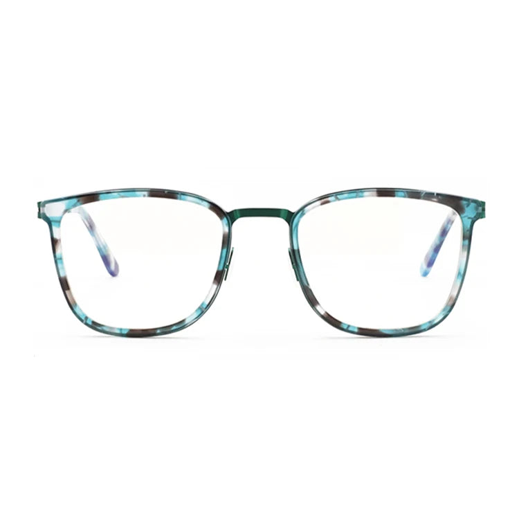 Custom Colorful Acetate with Metal Eyeglasses Optical Frame Glasses Women Men Eyeglasses Eyewear