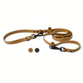 Multifunctional Dog Collar and Leash Set Waterproof PVC Material Easy to Clean  for Dog Training Multifunctional Pet Dog Leash