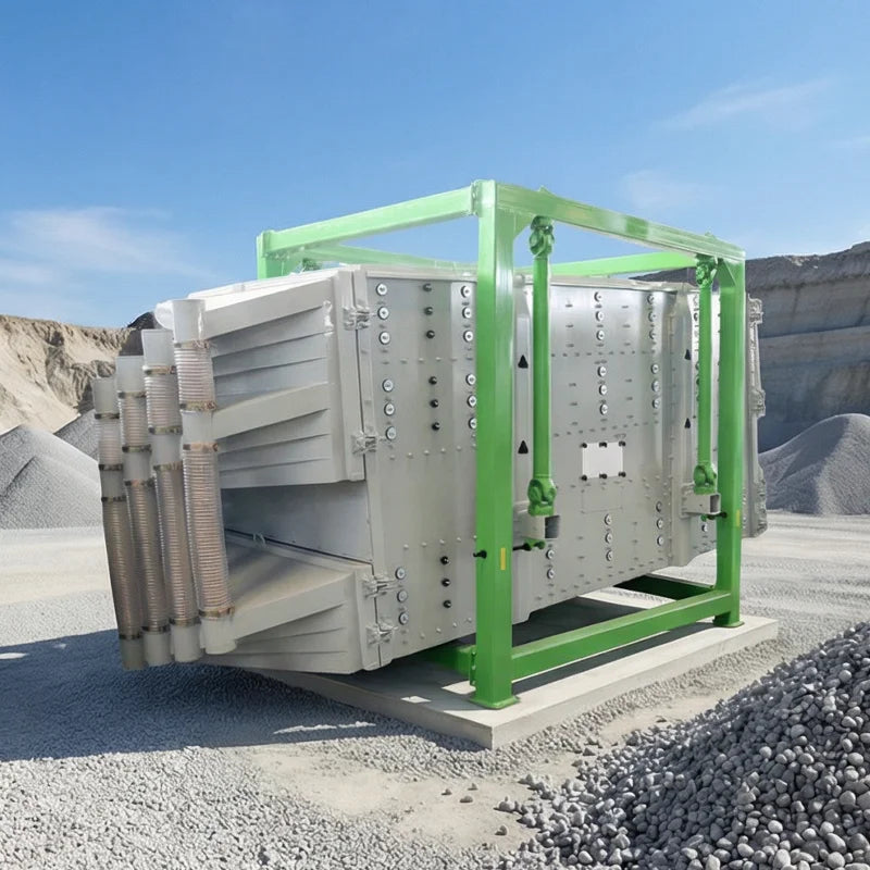 Factory Customized High Precision Rectangular Square Swing Vibrating Screen Gyratory Sifter for Perlite Screening