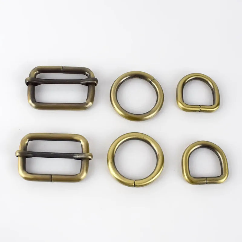 Deepeel F4-6 20/25/32/38/50mm Bag Parts Accessories Handbag Strap Adjuster Slider O D Ring Buckle