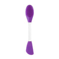 Double-Head Multi-color Angular Blush Silicone Facial Mask Makeup Brush Synthetic Hair for Cheek Care Spa Exfoliation Brush