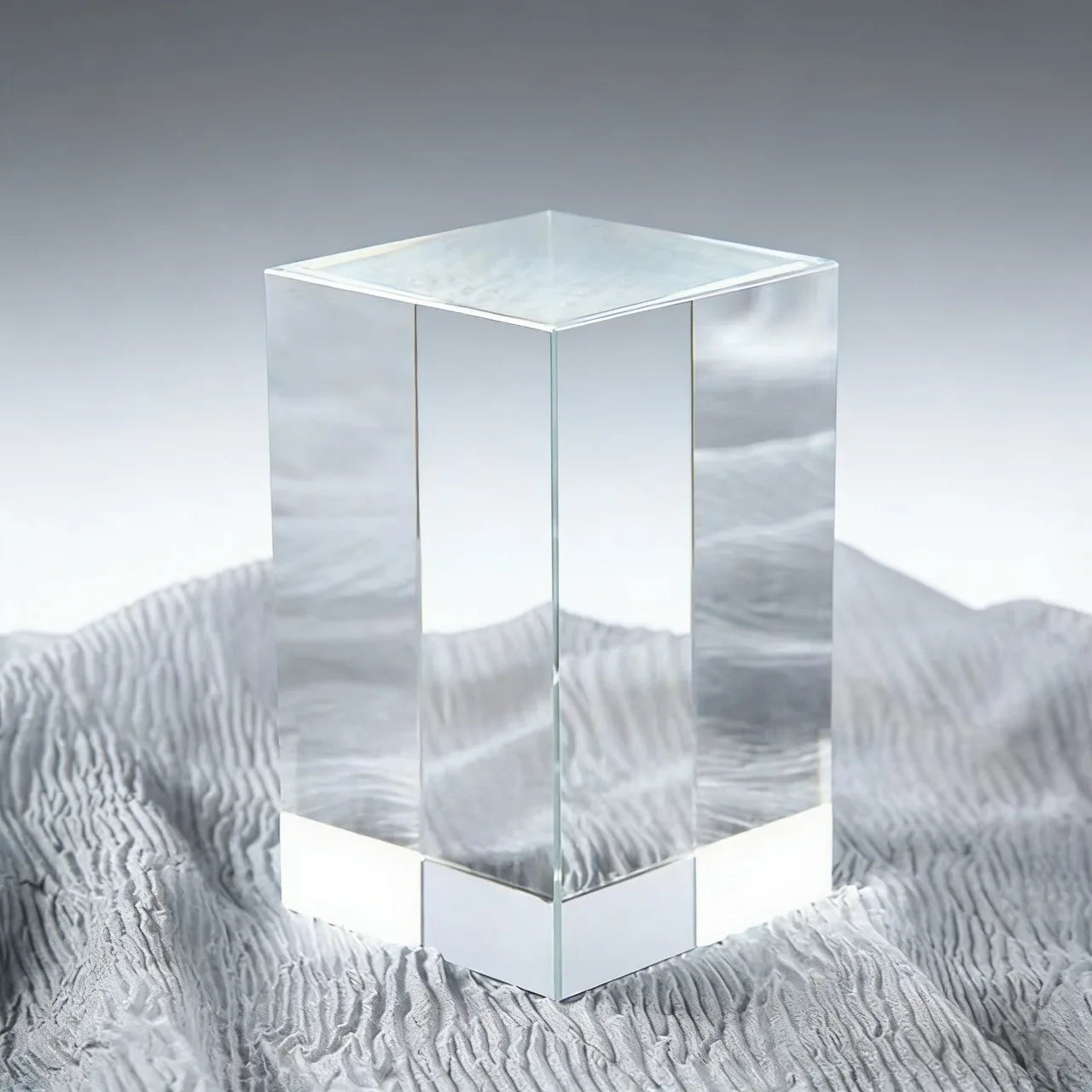 Wholesale High Quality K9 Crystal Blank Cube Custom Laser Engraved 3d Photo Crystal Glass Cube for Engraving