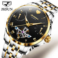 JSDUN 8912 Men Manufacturer Wholesale Original Movement Stainless Steel Luxury Wristwatch Mechanical Watch