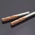 CHAJANE Tungsten Steel Chucking Reamer 22LR Steel Bit TiSiN Coated Solid Cutting Tool H7 Precision CNC Tin Coated HRC55 Aluminum