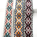 Meetee RD301 38/50mm Jacquard Webbing High Quality Nylon Sewing Decorative Accessories Thickened Embroidered Ribbon