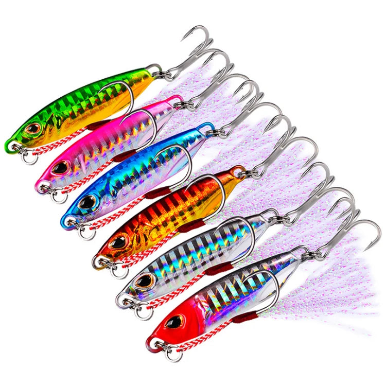 WEIHE 10G-50GJig Fishing Lures Bass Fishing Bait Weights  Fish Metal Jigs Lead Fish Lures