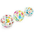 Hot Selling 33cm/13in Children's Beach Toy Balls with Customized Size Color Pattern logo Colorful Inflatable Beach Balls