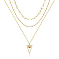 2024 Hot Selling 18K Gold Plated Necklace Fine Jewelry 925 Silver Women Jewelry Set