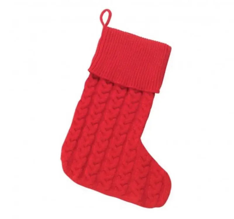 Wholesale High Quality 100% Acrylic Red & White Christmas Stockings Design Sublimation 46cm for Embroidery in Bulk