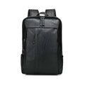 Men's Large Capacity Backpack Computer Backpack PU Zipper PU Laptop Bags for Computers Travel Backpack