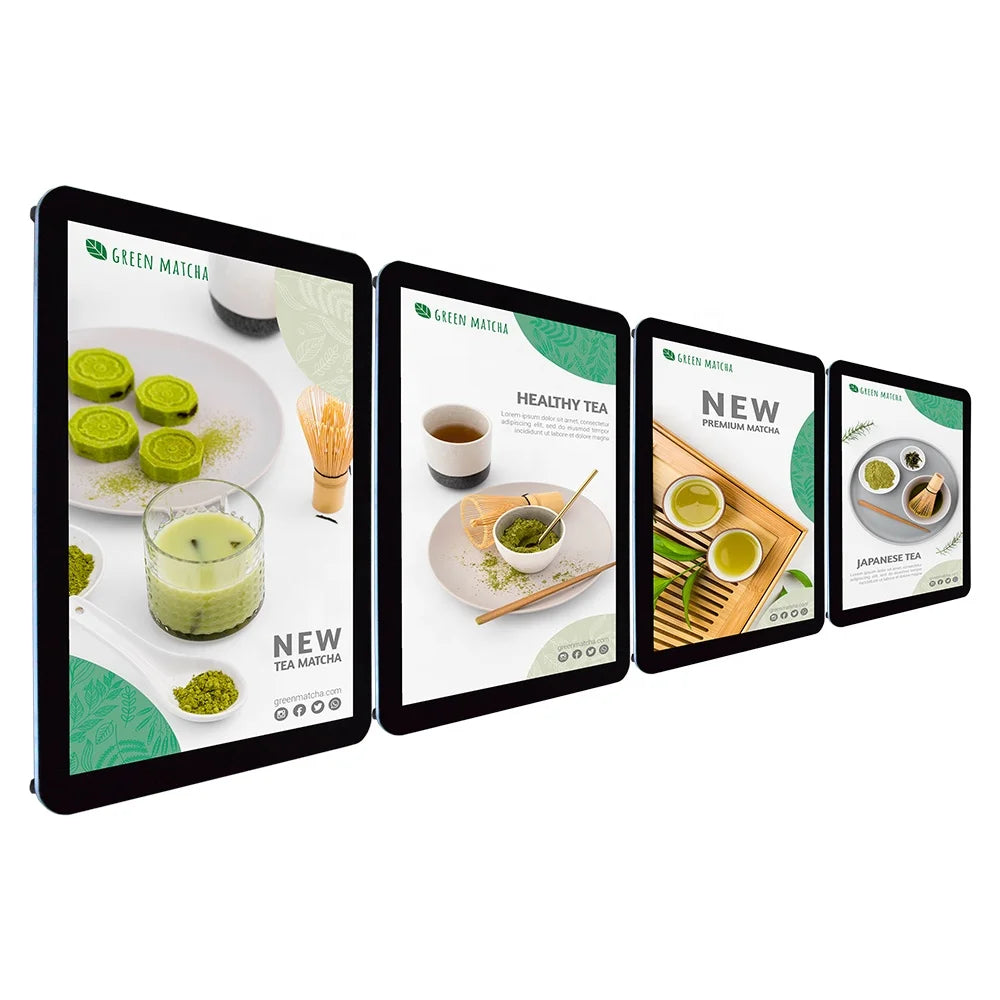 Custom Rectangle Wall Mounted Acrylic Indoor Backlit Sign Menu Light Box Display Screen Magnetic Advertising LED Poster Board