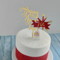 2024 Happy New Year Cake Topper Party Supplies for Cake Decoration Number Shaped Cake Accessory for Parties