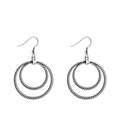 Cheap Promotion Geometric Shape Drop Statement Earrings Custom Name Hoop Earrings