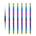 Gradient Color Kolinsky Acrylic Private Label Dual Liner Metal Handle Brush 2 in 1detail Brush Nail Art Set Liner Brush