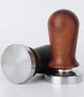 2023 Hot Sale Adjustable Tamper Stainless Steel Coffee Distributor 51/53/58mm With Wood Handle