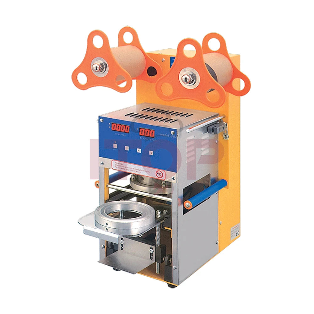 600cups/h Wholesale Prices Bubble Tea Sealing Machine Equipment China Boba Tea Cup Sealer Jelly Milk Cup Tray Sealer 110V/220V