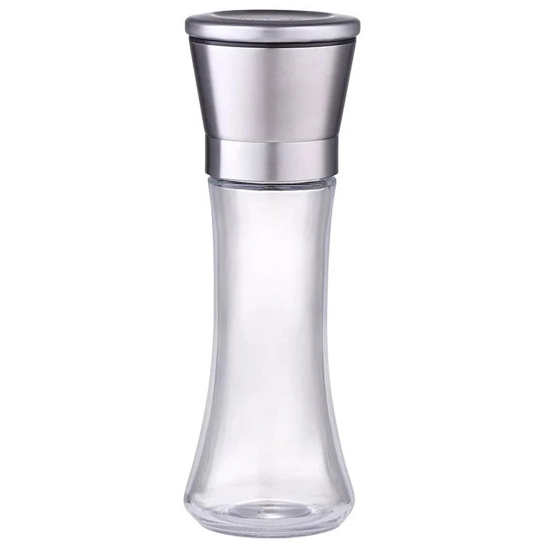 Premium Stainless Steel Salt Pepper Mill Adjustable Coarseness Grinder Shaker for Spices Sea Salts Himalayan Fresh Ground Pepper