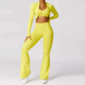 Fitness Yoga Set Women Print Four-Way Stretch Breathable Athletic Suit Sexy Bra Jacket High Waist Leggings Female Sportswear