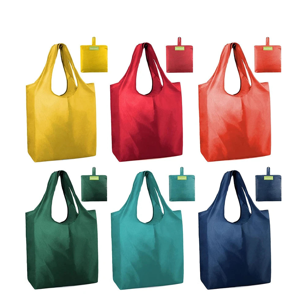 Custom Business Advertising Gift Supermarket Shopping Portable Storage Machine Washable Polyester Supermarket Tote Bag
