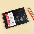Sketch Notepad 30 Sheet 160gsm A3/A4/A5 Professional Marker Paper Spiral Sketch Notepad Book Painting Drawing Artist Supplies