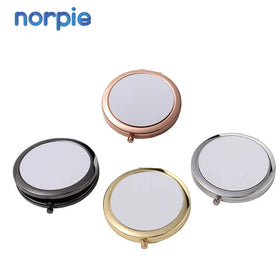 Multicolor Selection Makeup Tool Custom Mirror Cosmetic Pocket Mirror Metal Custom Sublimation Compact Mirror