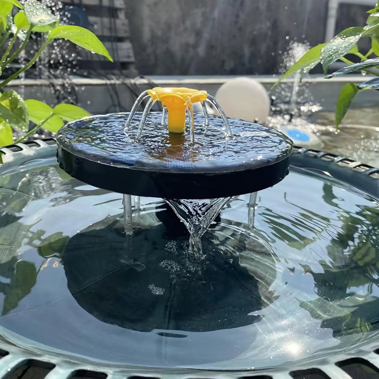 Solar Outdoor Pond Fountain Pump 7 Styles Floating for Garden Pond Bird Bath DIY Water Feature