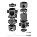 Basin Faucet Repair16 in 1 Wrench Tool Set Compact Design Disassembly Tool Multifunction Faucet Nut Removal Tool