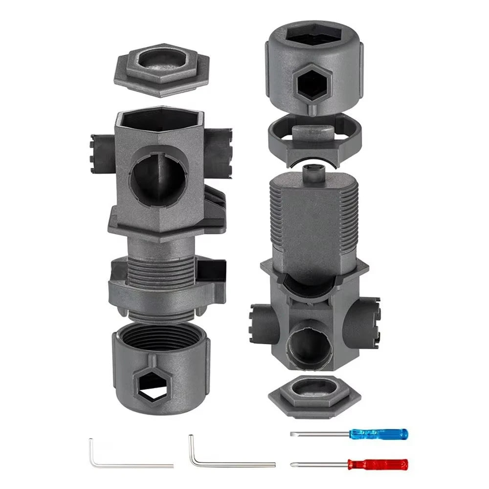 Basin Faucet Repair16 in 1 Wrench Tool Set Compact Design Disassembly Tool Multifunction Faucet Nut Removal Tool