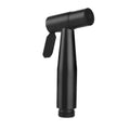 Premium Brushed Black Stainless Steel Wall-Mounted Handheld Bidet Toilet Sprayer Single Cold Horizontal Spray for Bathroom Use