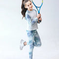 Custom Sports Wear Long Sleeve  Tennis Wear Set Kids Children Sportswear Quick-drying Tennis Wear