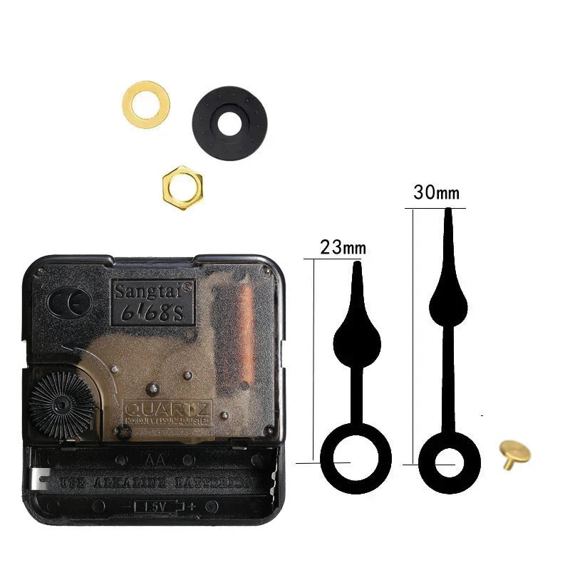 Sangtai 6168 CE Quartz Silent Clock Mechanism Clock Parts Accessories With Different Color of Clock Hand