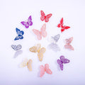 12PCS Hollow Butterfly Sticker 3D Butterfly Decoration Wall Sticker Background DIY Wall Stickers for Home Party Decoration