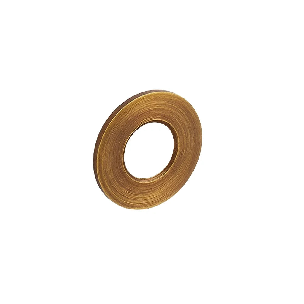 Beelee Solid Brass Antique Sink Hole Cover Bathroom Sink Basin Hole Trim Basin Accessory Lavatory Overflow Hole Ring