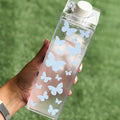 Wholesaler Promotional Drinkware Fashion Elegant Rectangular Custom Print Water Bottle