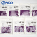 VDD Bulk Wholesale 2.5-10mm Multicolor ABS Pearls Half Round Plastic Flat Back Beads for DIY Craft Nail Art Decoration