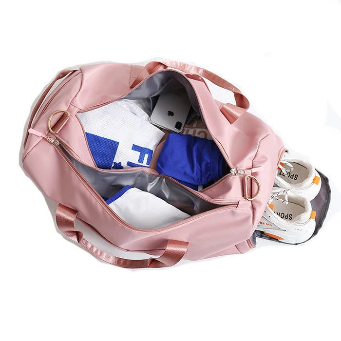 Custom Logo Duffel Sports Shoe Bag Large Capacity Fitness Waterproof Gym Bag