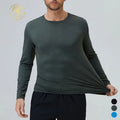 High Quality Polyester  Sport Blank Quick Dry  Sportswear Long Sleeve Mens Clothing T Shirts Custom Logo T-shirt for Men